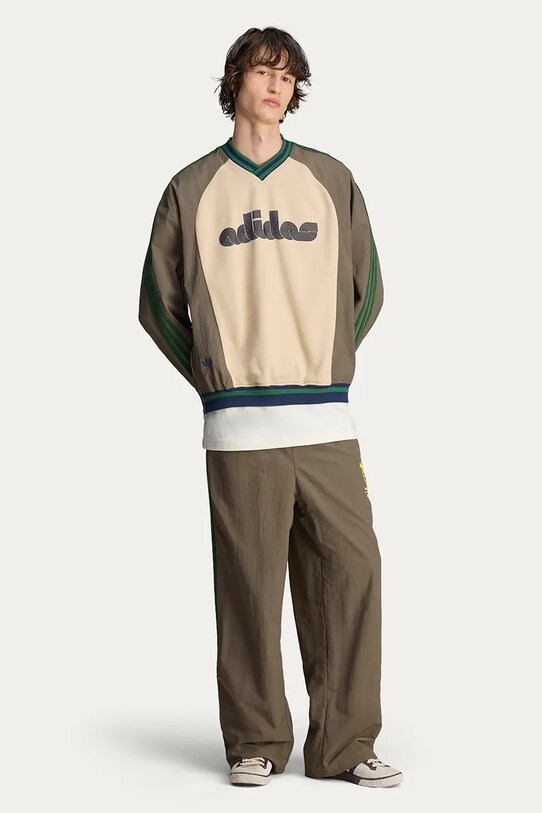 adidas Originals bluza x Brain Dead Dead pozostałe brązowy JN7153