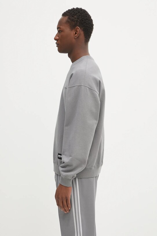 NEIGHBORHOOD bluza bawełniana Classic Sweat Shirt Ls 242FPNH.CSM01 szary SS25