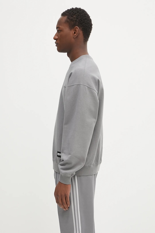 NEIGHBORHOOD bluza bawełniana Classic Sweat Shirt Ls 242FPNH.CSM01 szary SS25