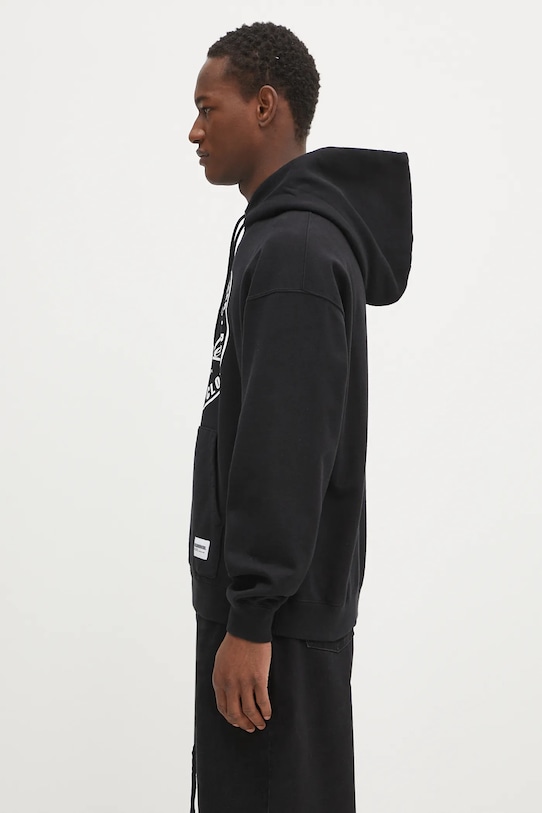 Хлопковая кофта NEIGHBORHOOD Classic Sweat Hoodie Ls 242FPNH.CSM02 чёрный SS25