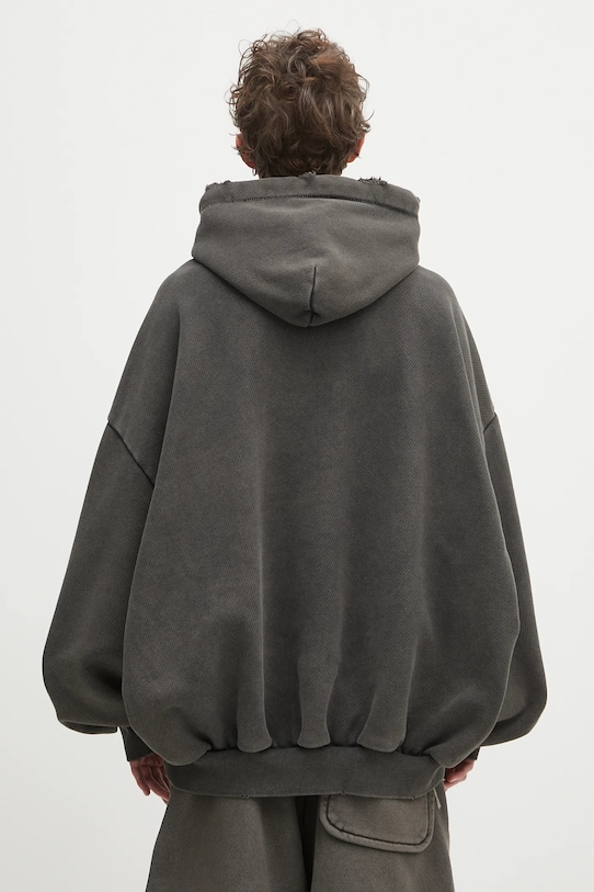 Oblečenie Bavlnená mikina Maison MIHARA YASUHIRO Amateur Sewn Wide Back Hoodie A14HD522 sivá