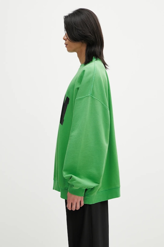 032C bluza bawełniana 'Lucky Strike' S25.URC.0521.450 zielony SS25