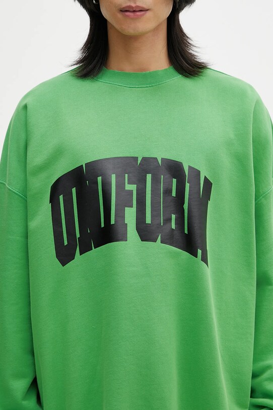 032C bluza bawełniana 'Lucky Strike' zielony S25.URC.0521.450