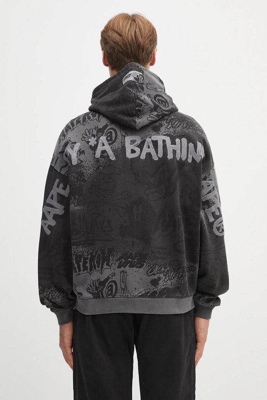 Abbigliamento AAPE felpa Main Zip Up AAPSWMC327XXO nero