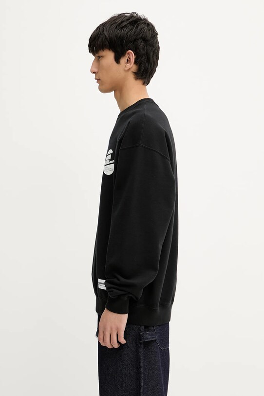 NEIGHBORHOOD bluza bawełniana Classic Sweat Shirt Ls 251FPNH.CSM01 czarny SS25