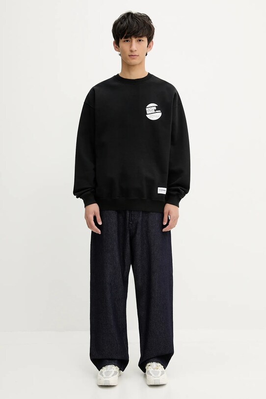 NEIGHBORHOOD bluza bawełniana Classic Sweat Shirt Ls 251FPNH.CSM01 czarny