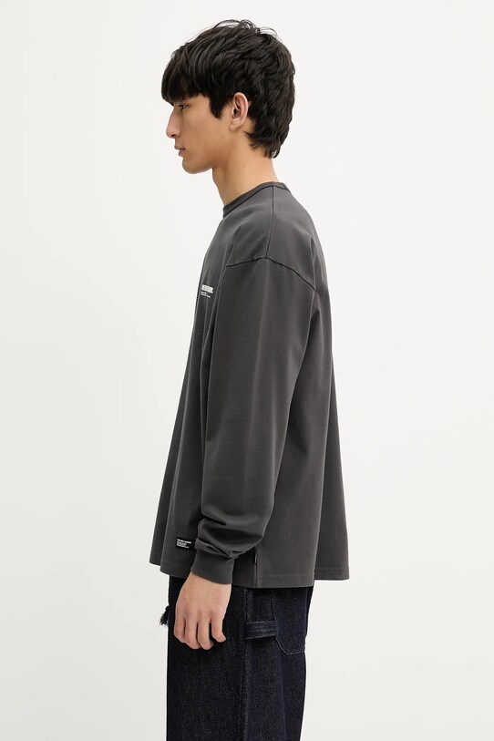 Хлопковая кофта NEIGHBORHOOD Classic Crewneck Ls 251FPNH.CSM03 серый SS25