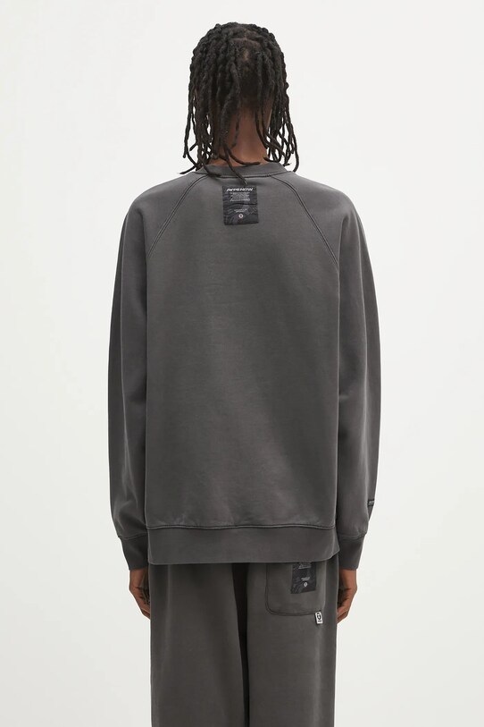 Odzież AAPE bluza bawełniana Now Crew Neck AAPSWMB320XXN czarny