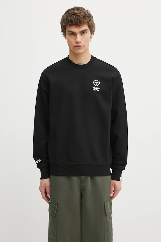 Одяг Кофта AAPE Now Crew Neck AAPSWMB321XXN чорний
