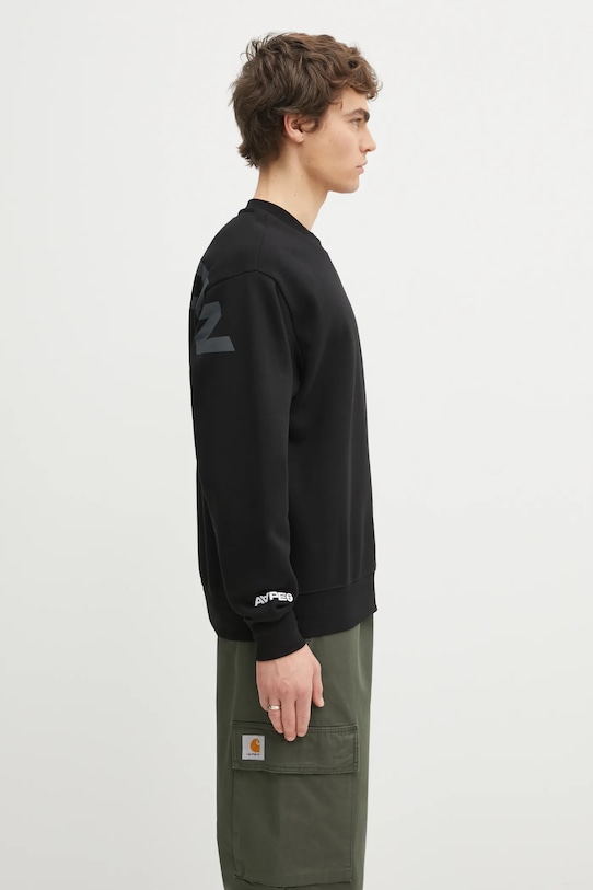 Кофта AAPE Now Crew Neck чорний AAPSWMB321XXN
