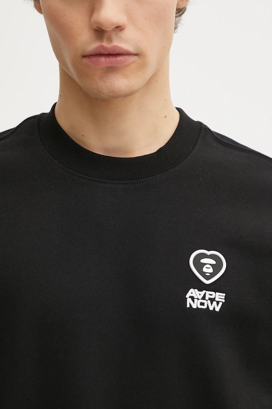 Кофта AAPE Now Crew Neck AAPSWMB321XXN чорний