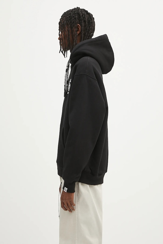 Dukserica AAPE Now Zip Up AAPSWMB332XXN crna SS25