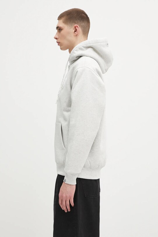 AAPE bluza Now Zip Up AAPSWMB332XAN szary SS25