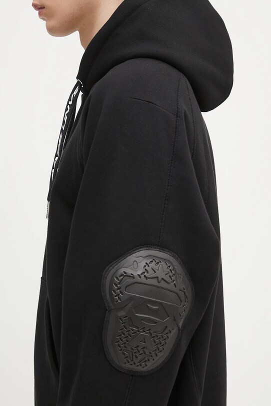 AAPE bluza Main AAPSWMB383XXN czarny