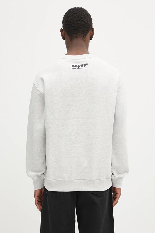 Дрехи Суичър AAPE Aaper Crew Neck AAPSWMB377XAN сив
