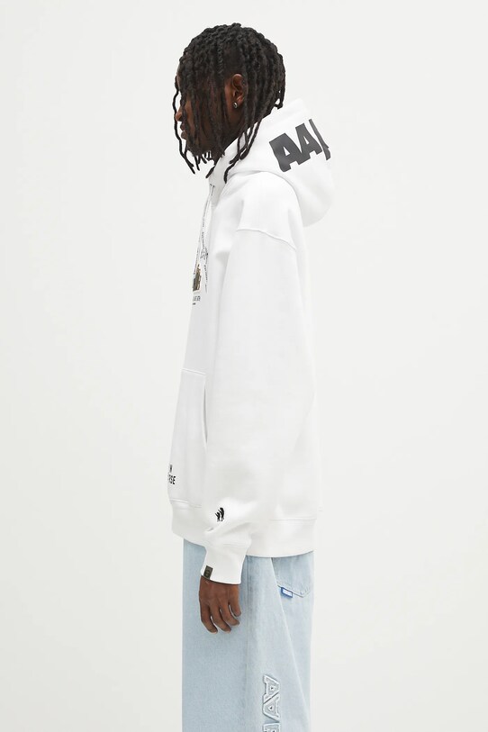 AAPE bluza Aaper AAPSWMB378XXN biały SS25