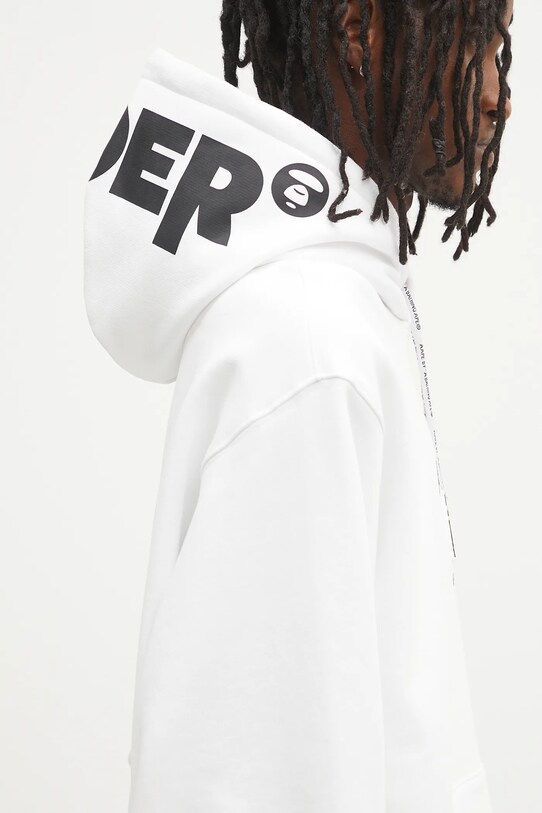 AAPE bluza Aaper biały AAPSWMB378XXN