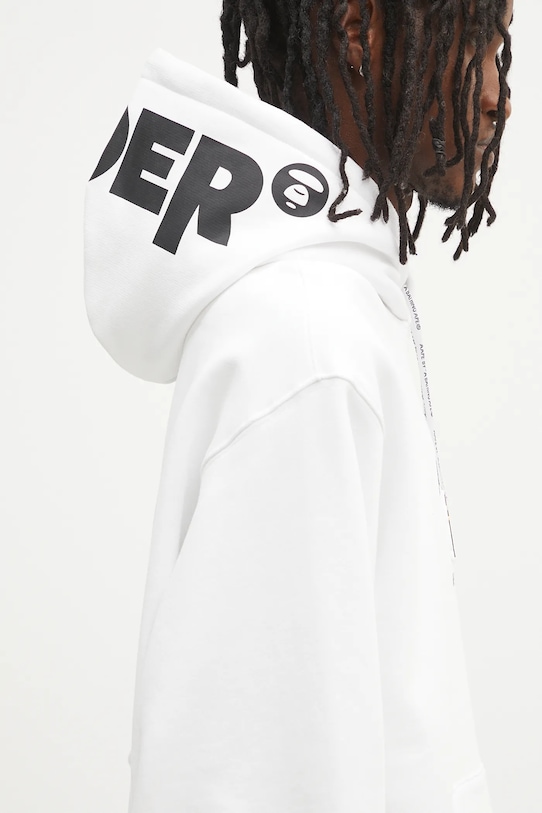 Dukserica AAPE Aaper bijela AAPSWMB378XXN