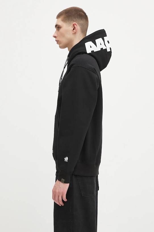 AAPE sweatshirt Aaper AAPSWMB378XXN black SS25