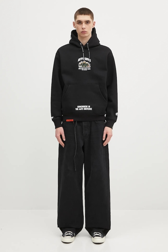 AAPE sweatshirt Aaper AAPSWMB378XXN black