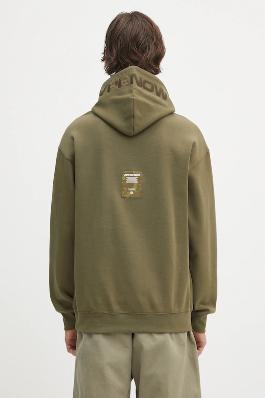 Odjeća Dukserica AAPE Now AAPSWMB323XXN zelena