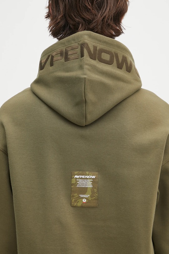 Dukserica AAPE Now AAPSWMB323XXN zelena