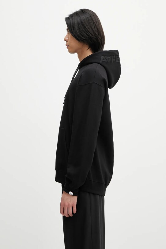 AAPE bluza Now AAPSWMB323XXN czarny SS25