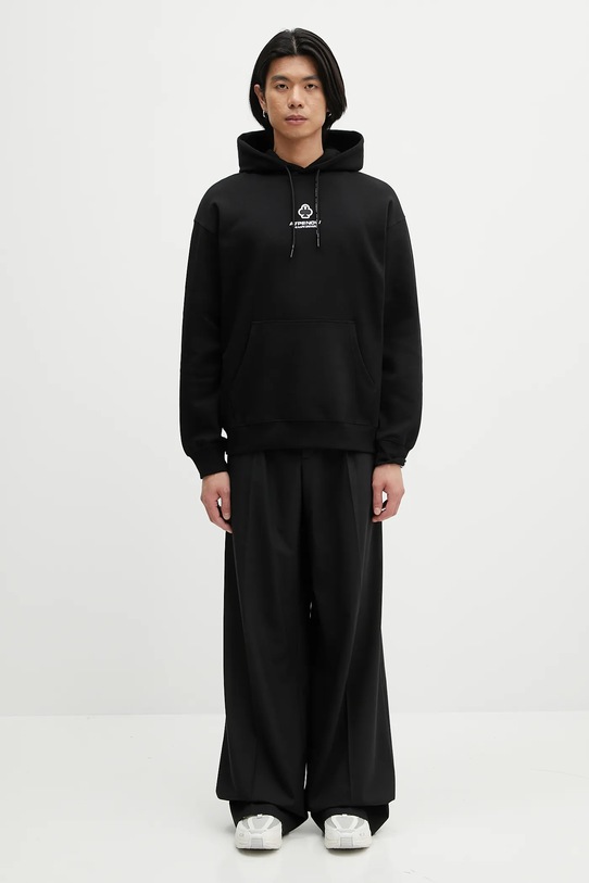 Dukserica AAPE Now AAPSWMB323XXN crna