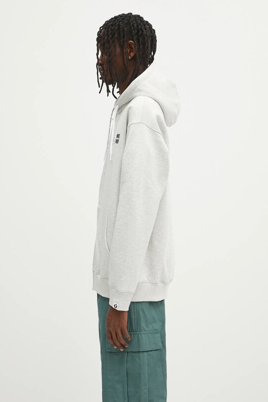 Mikina AAPE Now Zip Up AAPSWMB327XAN šedá SS25