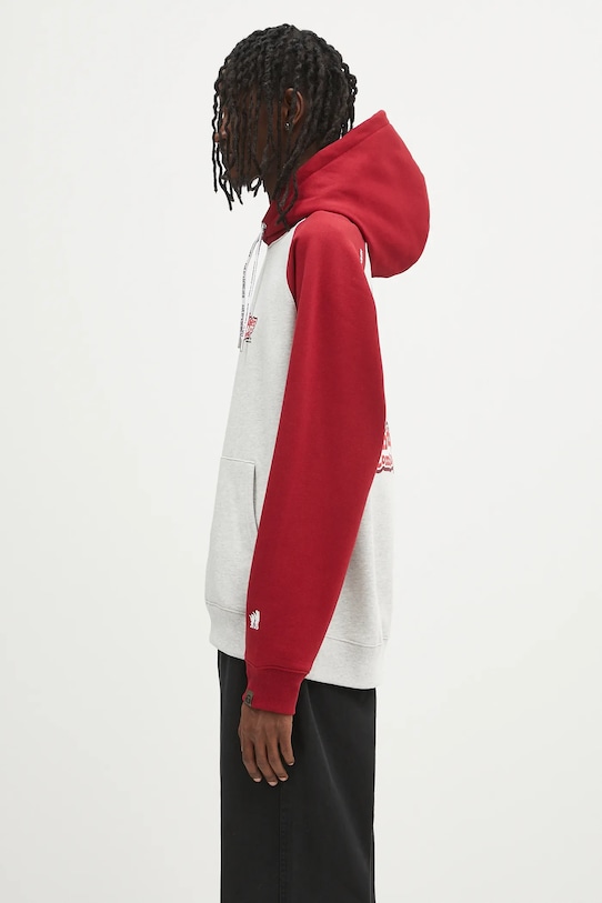 Dukserica AAPE Aaper AAPSWMB381XXN bordo SS25