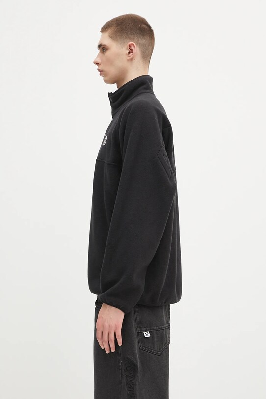 Флисовая кофта AAPE Now Crew Neck AAPSWMB322XXN чёрный SS25