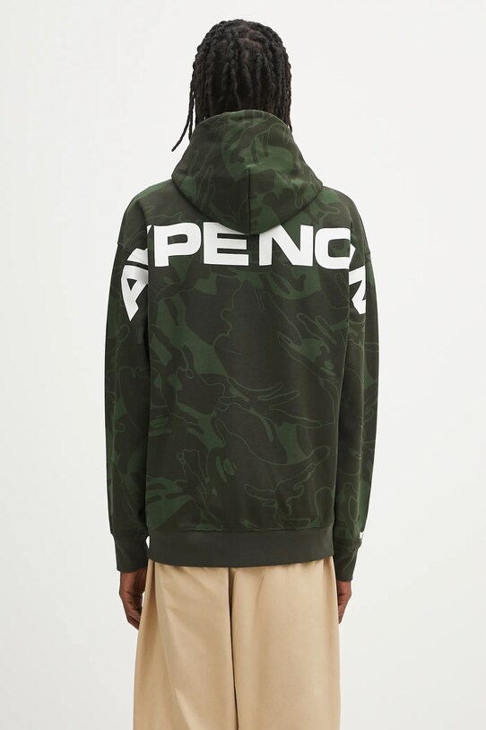 Odzież AAPE bluza Now Zip Up AAPSWMB326XXN zielony