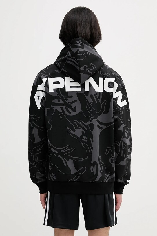 Oblečenie Mikina AAPE Now Zip Up AAPSWMB326XXN čierna