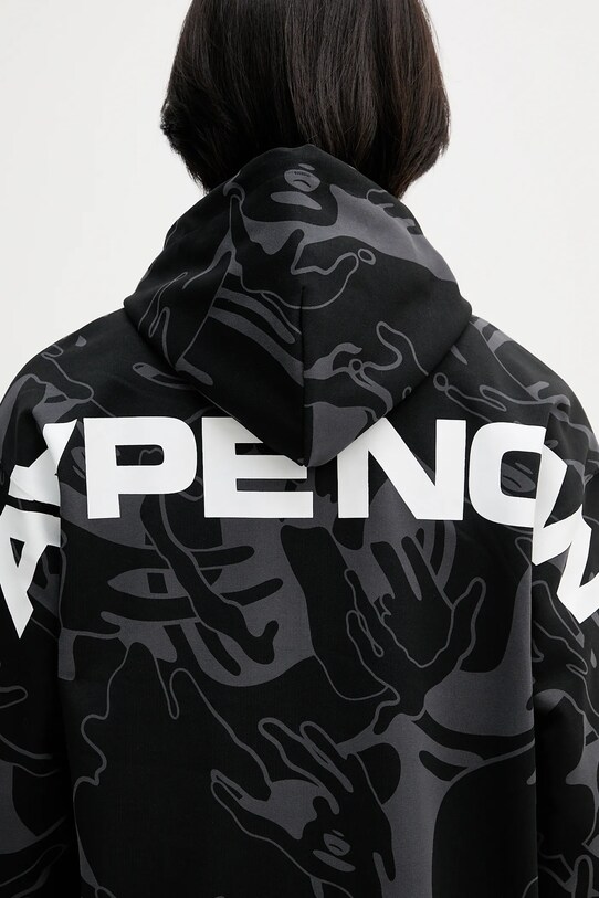 Mikina AAPE Now Zip Up AAPSWMB326XXN čierna