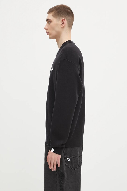 Πουλόβερ AAPE Now Knit AAPKNMB333XXN μαύρο SS25