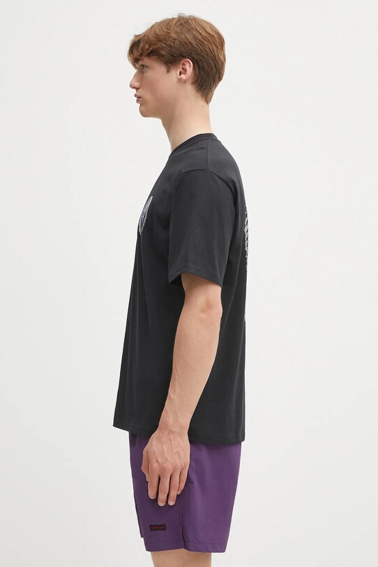 Хлопковая футболка Gramicci Thumbprint Tee G5SU.T174 чёрный SS25