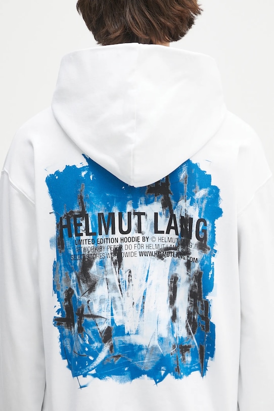 Helmut Lang bluza bawełniana SCRIBBLE.H1.LIGHT.CT P02HM513 biały