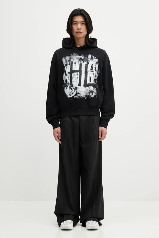 Helmut Lang bluza bawełniana SCRIBBLE.H2.LIGHT.CT P02HM514 czarny