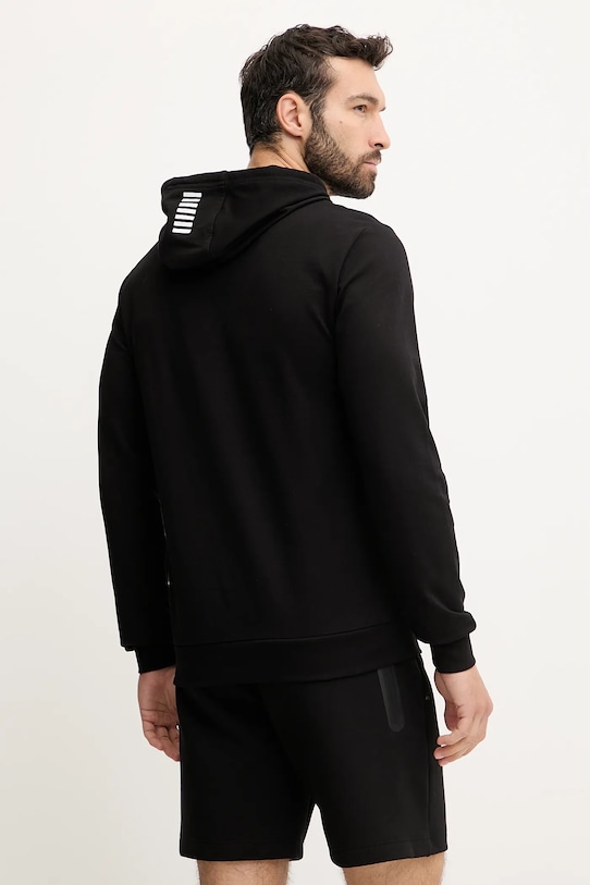 Odzież EA7 Emporio Armani bluza bawełniana 8NPM32.PJVRZ czarny