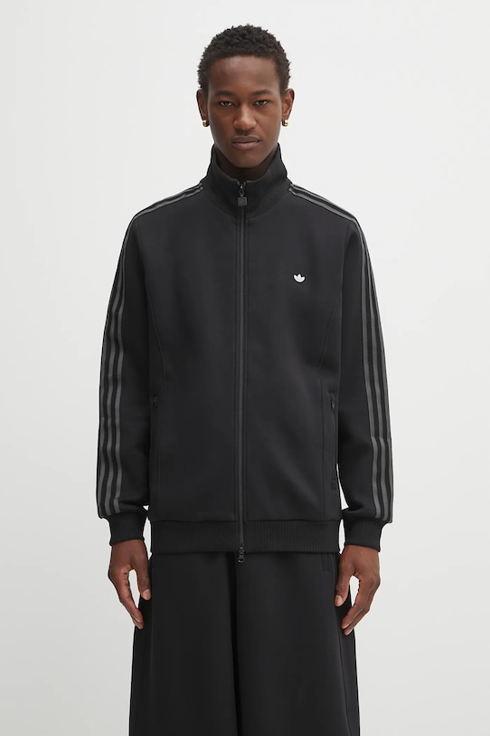 adidas Originals cotton sweatshirt Prem Track Top cotton black JY2736