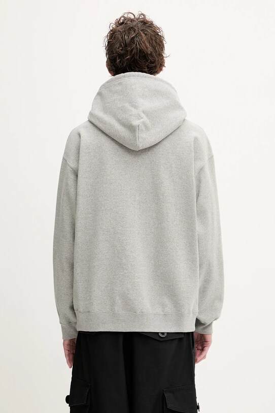 Odzież NEIGHBORHOOD bluza bawełniana SOLID SWEAT 251UWNH.CSM04 szary