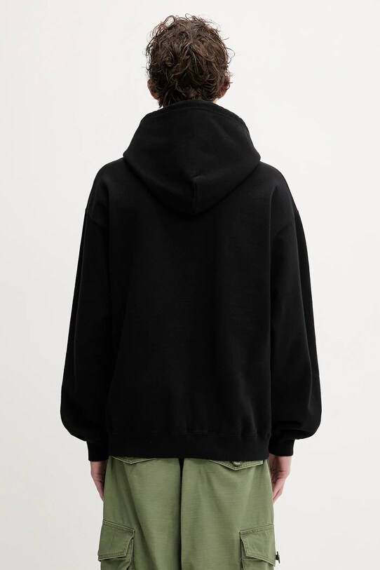 Odzież NEIGHBORHOOD bluza bawełniana SOLID SWEAT 251UWNH.CSM04 czarny