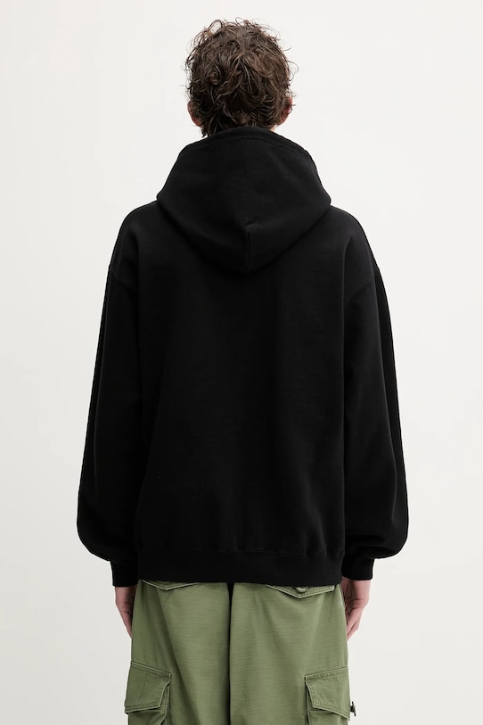 Дрехи Памучен суичър NEIGHBORHOOD SOLID SWEAT 251UWNH.CSM04 черен