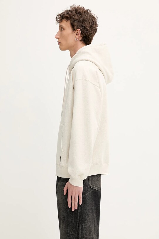 NEIGHBORHOOD bluza bawełniana SOLID SWEAT ZIP 251UWNH.CSM05 szary SS25