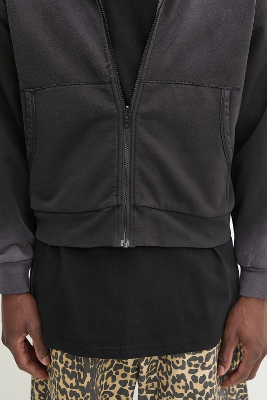 1017 ALYX 9SM reversible cotton sweatshirt Garment dye reversible zip-up AAMSW0241FA01