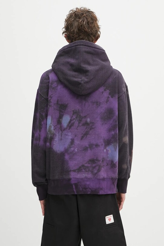 Odjeća Dukserica A Bathing Ape Tie dye college 1K80114003 ljubičasta