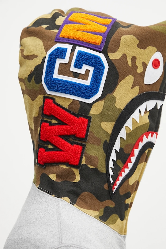 Памучен суичър A Bathing Ape 1st shark 1K70115005