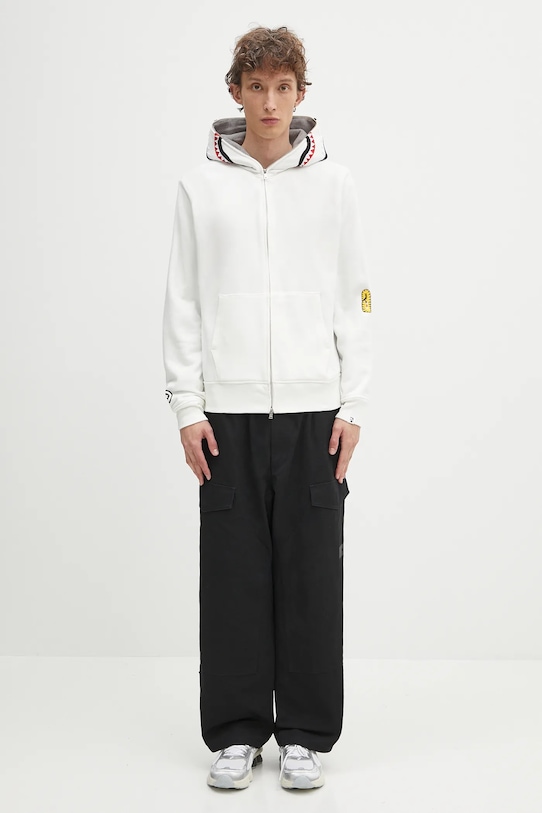 A Bathing Ape bluza bawełniana 2nd shark 1K70115006 biały