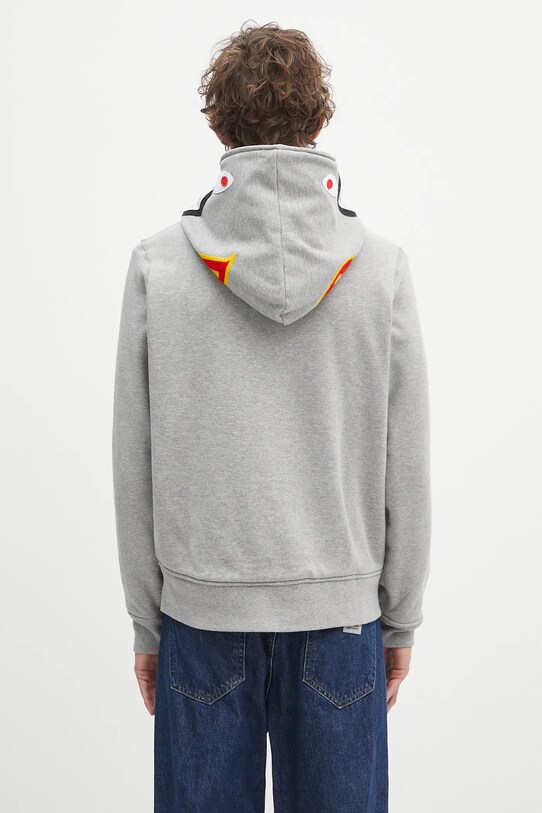 Oblečení Bavlněná mikina A Bathing Ape 2nd shark 1K70115006 šedá