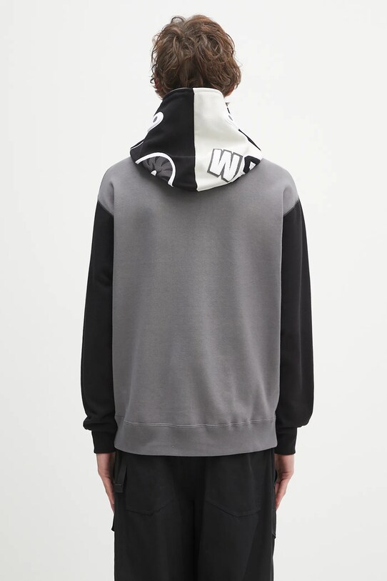 Oblečení Bavlněná mikina A Bathing Ape Shark 1K70115311 šedá